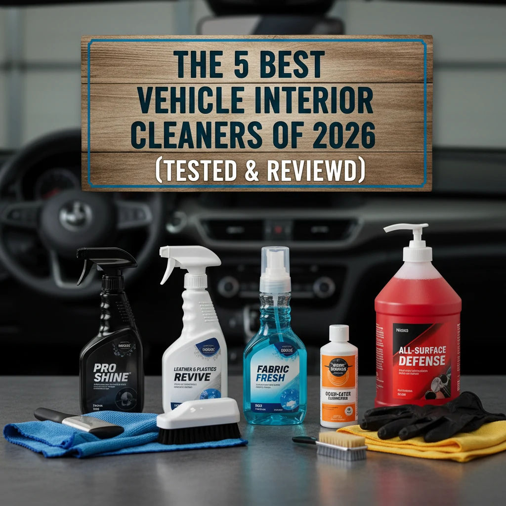 The 5 Best Vehicle Interior Cleaners of 2026 (Tested & Reviewed)