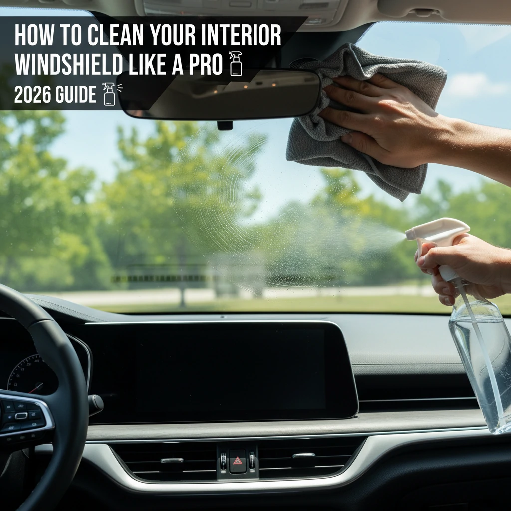 How to Clean Your Interior Windshield Like a Pro (2026 Guide)